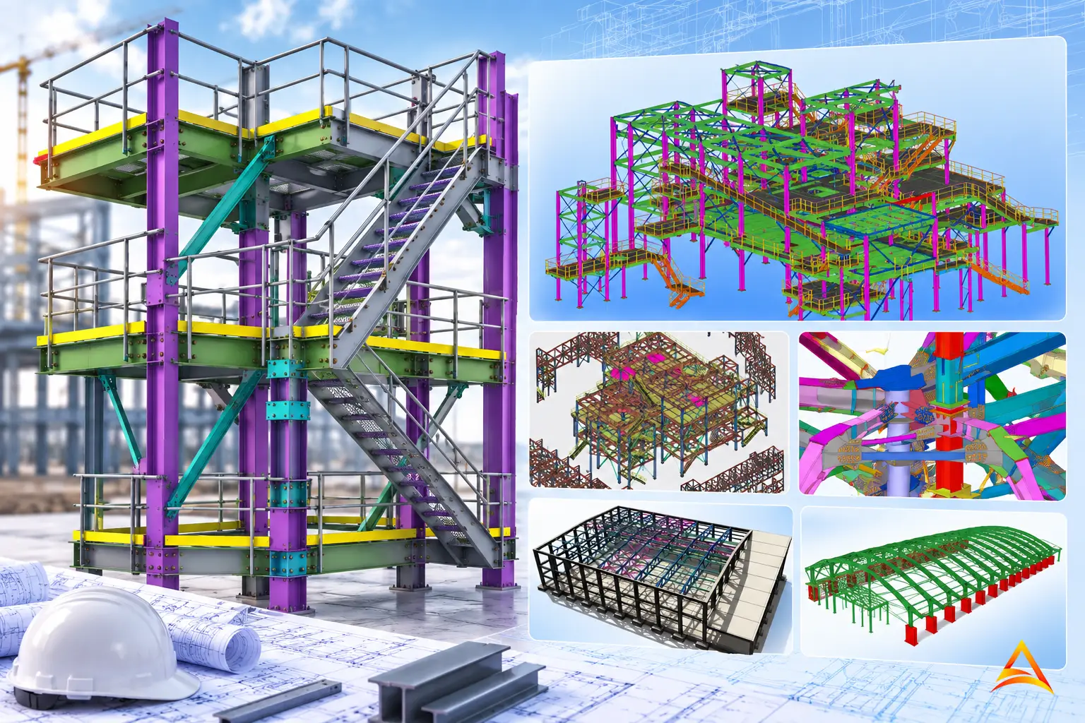 Structural_steel_detailing_Aadam_Softech